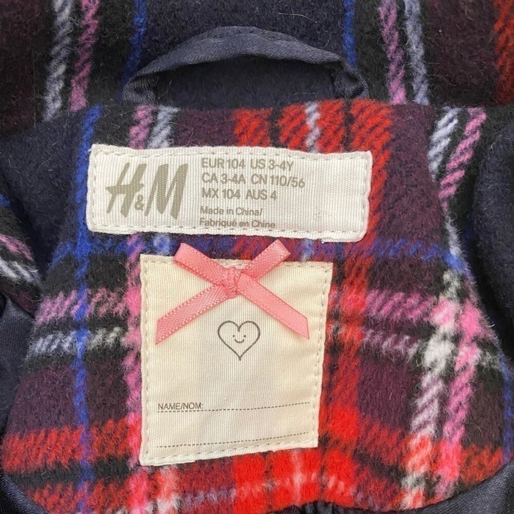 H&M GIRLS “PEACOAT” SIZE 3Y-4Y - Picture 3 of 3